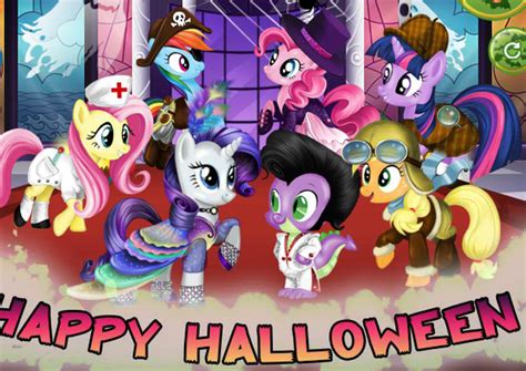 MLP Halloween by unicornsmile on DeviantArt