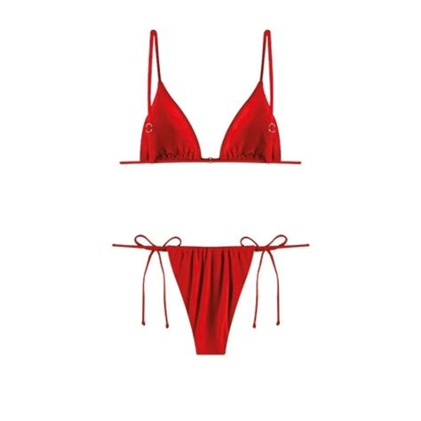 Shikoo Swimwear Kırmızı Ubuntu Bikini hipicon