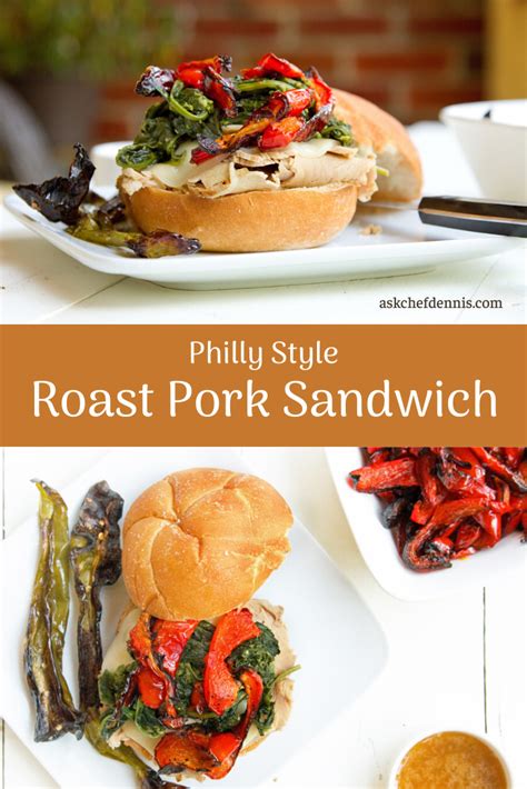 Philly Style Roast Pork Sandwich Recipe Chef Dennis