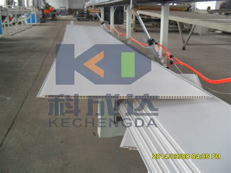 Pvc Ceiling Buckle Extrusion Line Plastic Panel Profile Production Line