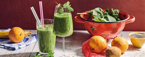 Grüner Smoothie mit Chia Samen Rezept LIDL Kochen