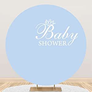 Amazon Dorcev Diameter Ft Sky Blue Round Backdrop Cover Baby