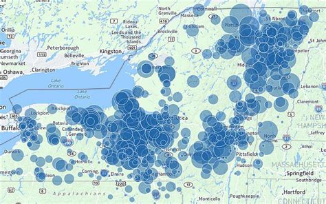 Nys Snow Storm Totals This Week Who Got The Most Snow Interactive