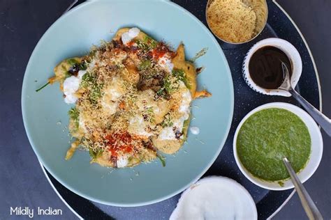 Palak pakora chaat – Mildly Indian