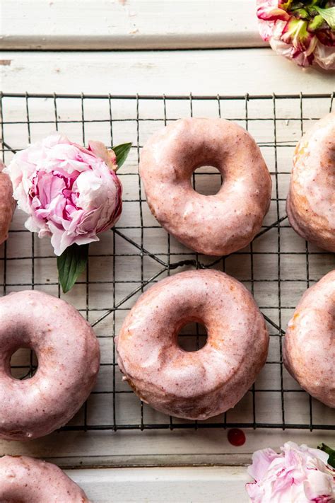 Strawberry Glazed Chai Doughnuts Half Baked Harvest