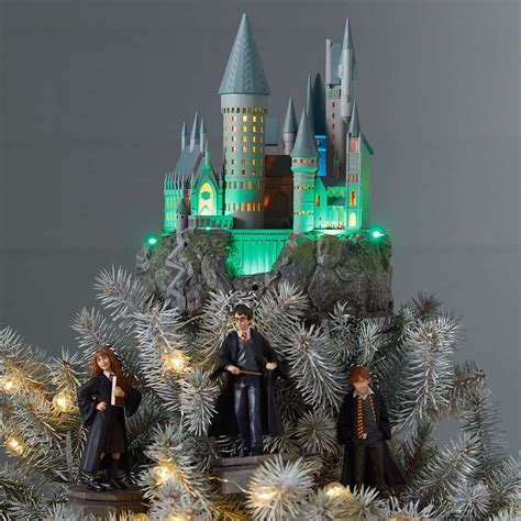 Harry Potter Hogwarts Castle Musical Christmas Tree Topper | POPSUGAR Home