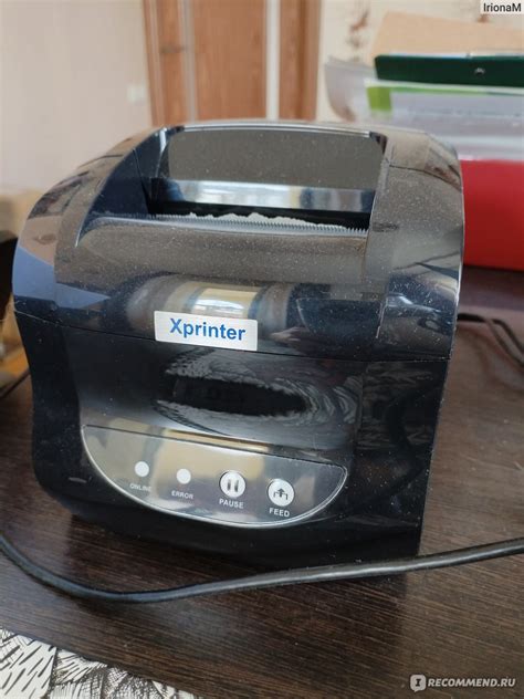 Термопринтер для этикеток Xprinter XP-365B - «Очень простой в ...