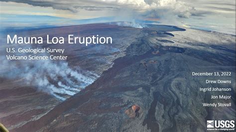 Agu Fall Meeting Press Briefing Mauna Loa Eruption Update Youtube