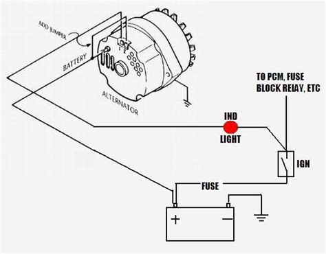 Technical Exciter Wire For Gm 10si Alternator In A 40 Ford With A Push Button Start The Hamb