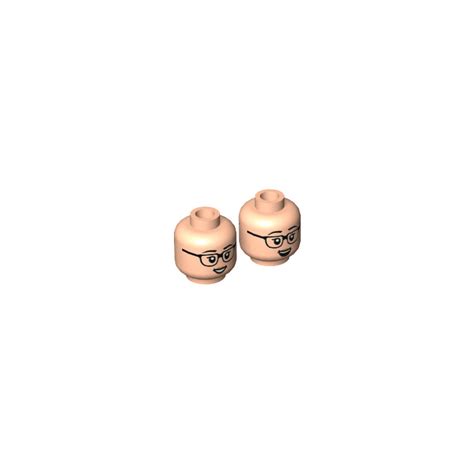 Lego Phyllis Lapin Vance Minifigure Head Recessed Solid Stud