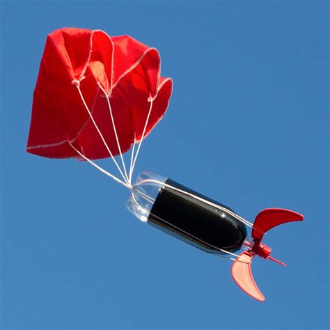 Relationshipware Stratochute Red Rip Stop Nylon Parachute For Water