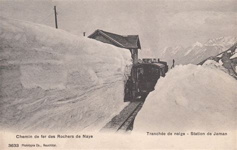 AK Chemin De Fer Des Rochers De Naye Inizio 1900 Kaufen Auf Ricardo