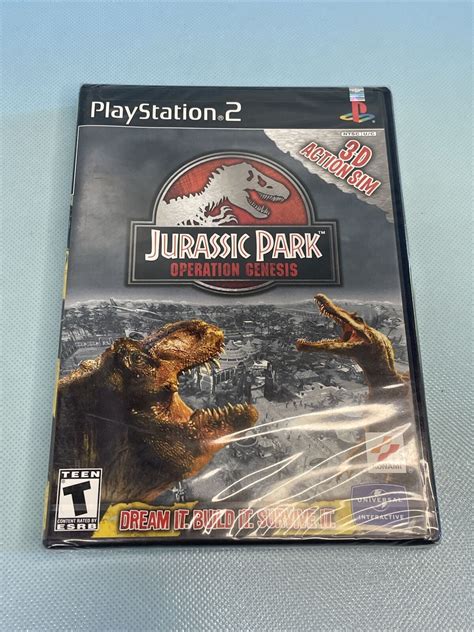 Jurassic Park Operation Genesis Sony Playstation 2 Ps2 New Sealed 20626712576 Ebay