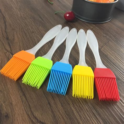 2x Silicone Pastry Brush Baking Bakeware Bbq Oil Cake Brush Tools