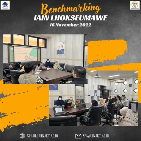 Benchmarking Iain Lhokseumawe Dengan Spi Uin Jakarta Satuan Pengawas