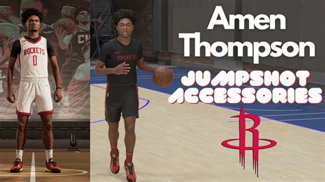 Amen Thompson Jumpshot And Accessories Fix Nba K Youtube