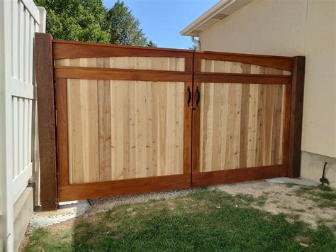 The Essex. Custom All Wood Gate. Cedar Gate Frame, Cedar Gate Pickets ...