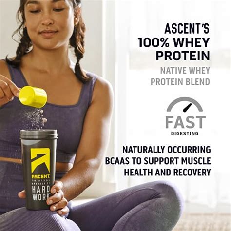 Ascent Native Fuel Whey Protein Powder Chocolate 4 Lbs Kate Minimalist