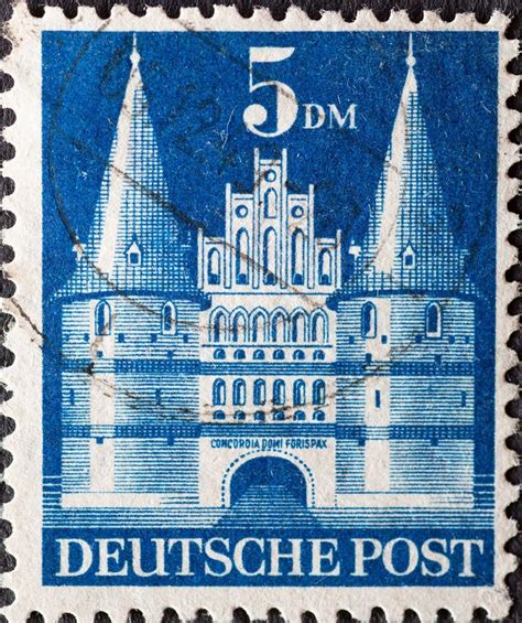 Germany Circa A Postage Stamp From Germany Showing The