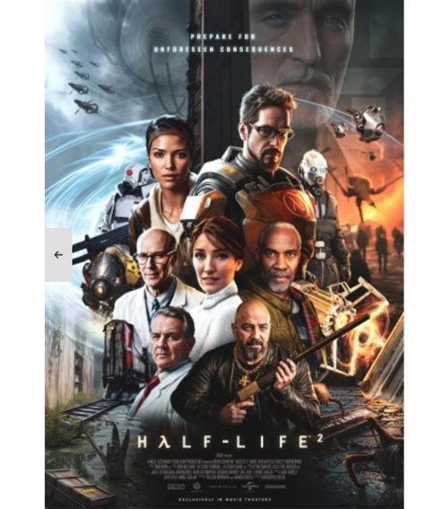 Нейросеть нарисовала постеры фильма по Half-Life 2