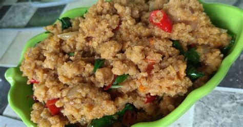 Resep Sambal Oncom Bumbu Iris Oleh Thyara Cookpad