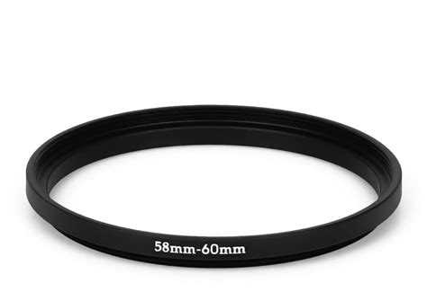 58 Mm 60 Mm Filter Adapter Step Up Adapter Filteradapter Step Up 58