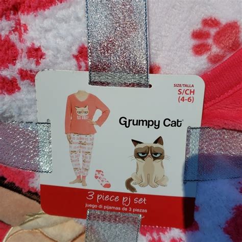 Grumpy Cat Intimates And Sleepwear Grumpy Cat Pjs Sz Small Poshmark