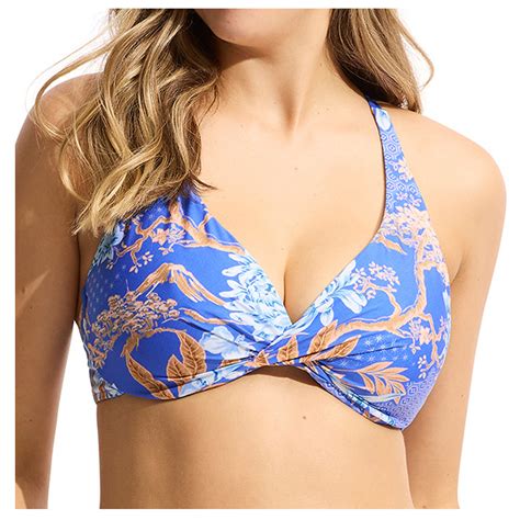 Seafolly Eden Wrap Front F Cup Bikini Top Damen Online Kaufen