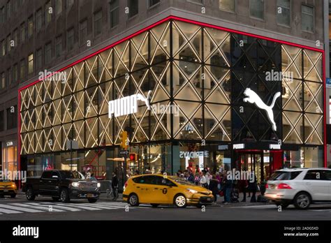 Puma Flagship Store On Fifth Avenue New York City USA Stock Photo Alamy