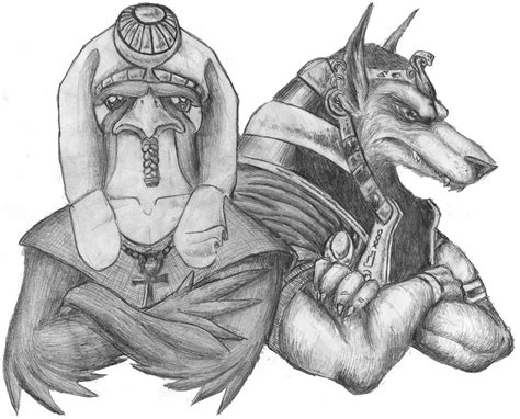 Ra VS Anubis by EuchridEucrow on DeviantArt