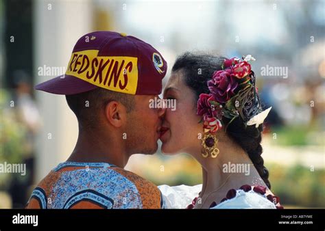 kissing young couple, Spain, Andalusia Stock Photo - Alamy