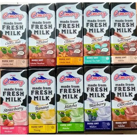 Jual CIMORY Fresh Milk Susu UHT 250ml All Varian Shopee Indonesia