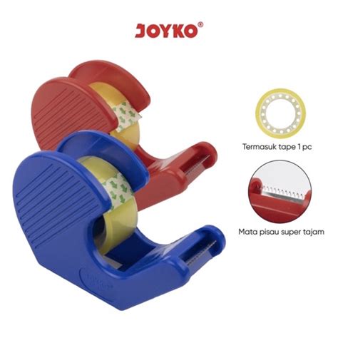 Jual JOYKO TAPE CUTTER TAPE DISPENSER PORTABLE MINI KECIL FREE