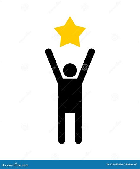 3d Man Who Has Achieved Success Royalty-Free Stock Photo