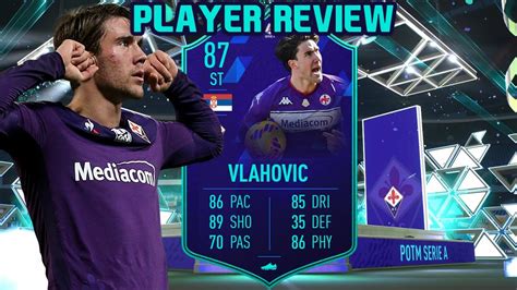 The Wonderkid Potm Vlahovic Player Review Fifa Ultimate Team