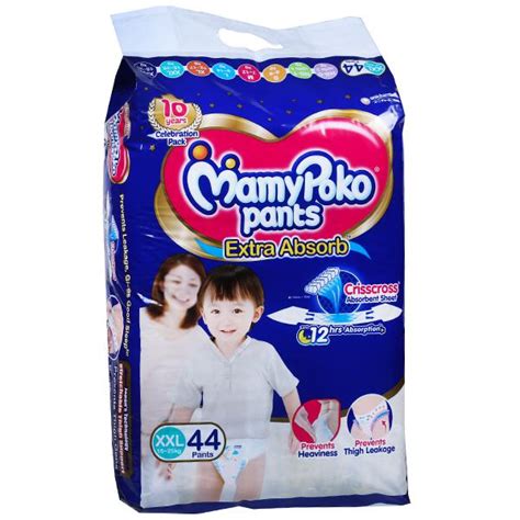 Buy MamyPoko Pants Extra Absorb Diapers XXL 15 25 Kg Pack Of 44