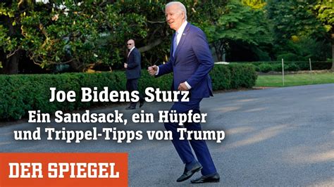 Joe Bidens Sturz Ein Sandsack ein Hüpfer und Trippel Tipps von Trump