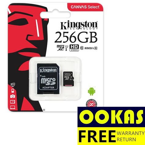 Kingston Canvas Select Plus Class 10 100MB S 8GB 16GB 32GB 64GB 128GB