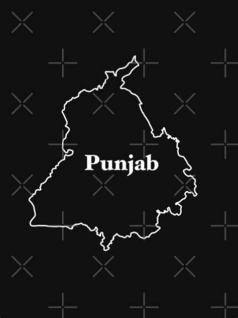 Map Of Punjab Lightweight Hoodie By Purpleclouds26 Redbubble