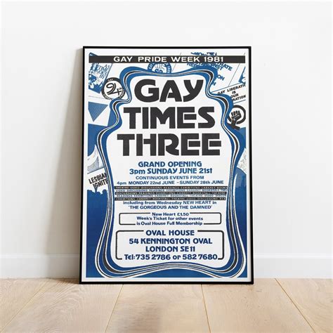 Retro Gay Poster Gay Pride Poster Vintage Wall Art Gay Liberation Front Poster Vintage