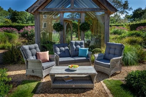 Hartman Heritage Seat Reclining Lounge Set In Ash Slate Garden