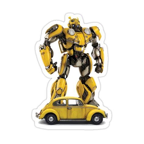 Bumblebee Transformer Sticker For Sale By Khoipham In 2023 Transformers Bumble Bee Vinyl