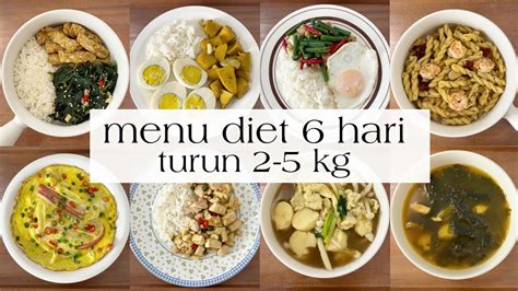 Eng Menu Diet Sehat 6 Hari🍱 Bisa Turun 2 5 Kg Resep Diet Rumahan