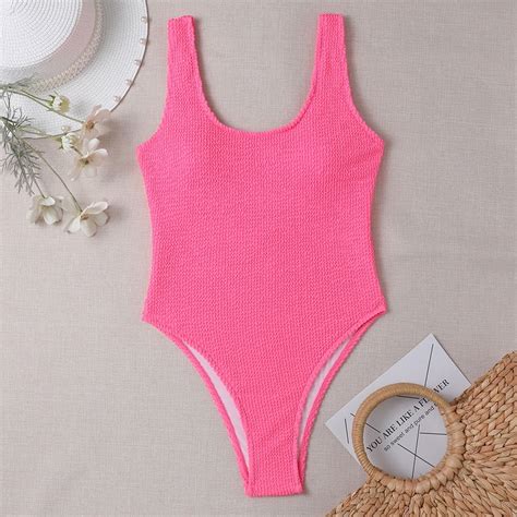 Generic New One Piece Women S Swimsuit Bikini Bikini Conservative Hot Spring Double Shoulder