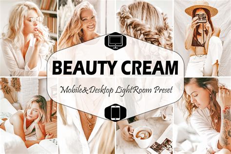 Beauty Cream Mobile Lightroom Presets Graphic By Mattte Studio