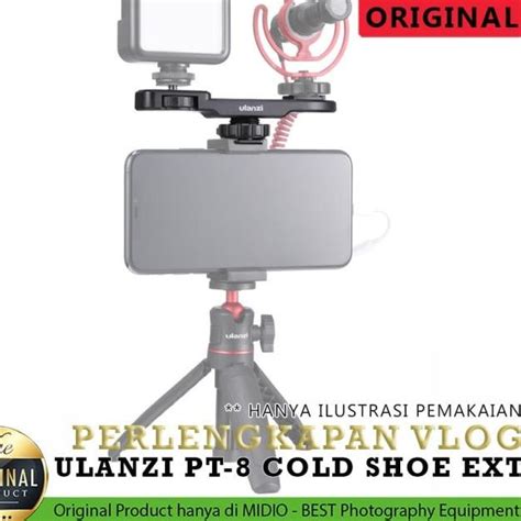 Jual Ulanzi Pt Hot Shoe Microphone Extension Mount Vlog Camera Shopee Indonesia