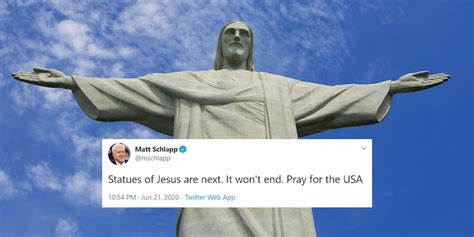 Conservatives Now Worries Jesus Statues May Get Taken Down