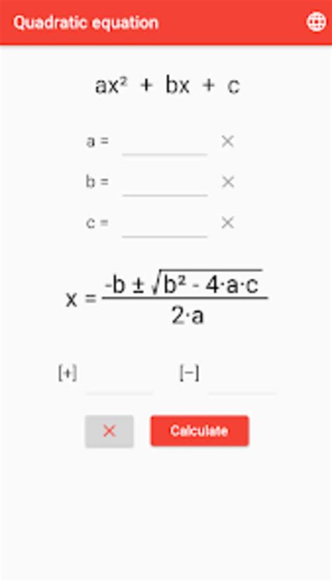 Quadratic Equation Solver Pour Android Télécharger