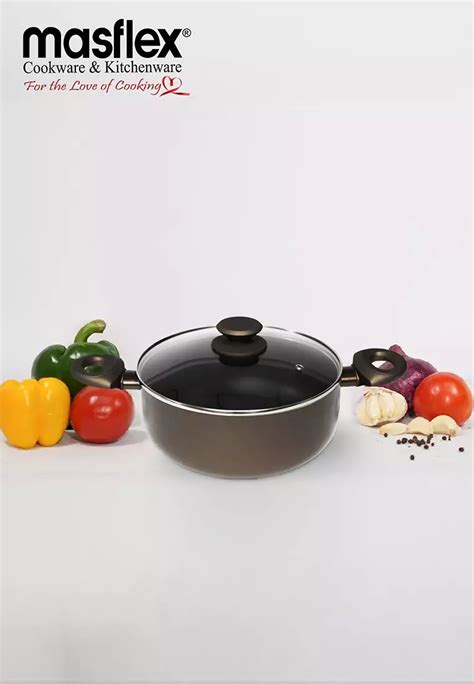 Buy Masflex Masflex 20 Cm Master Class Induction Casserole With Glass