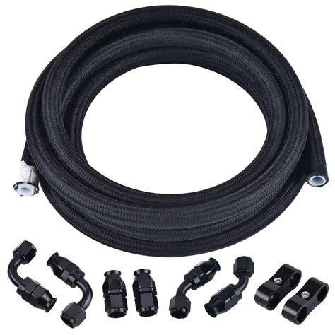 EVIL ENERGY 4/6/8/10AN PTFE Fuel Line Fitting Kit E85 Nylon Braided Hose – EVILENERGY